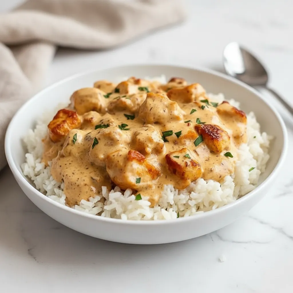 Creamy Smothered Chicken and Rice – Ultimate Comfort Meal