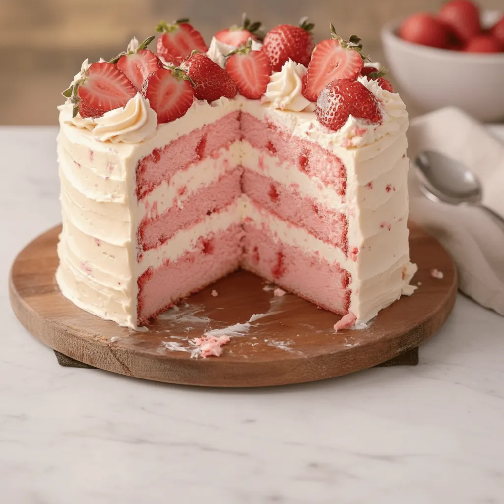 Delicious Strawberry Cake Recipe for Mother’s Day