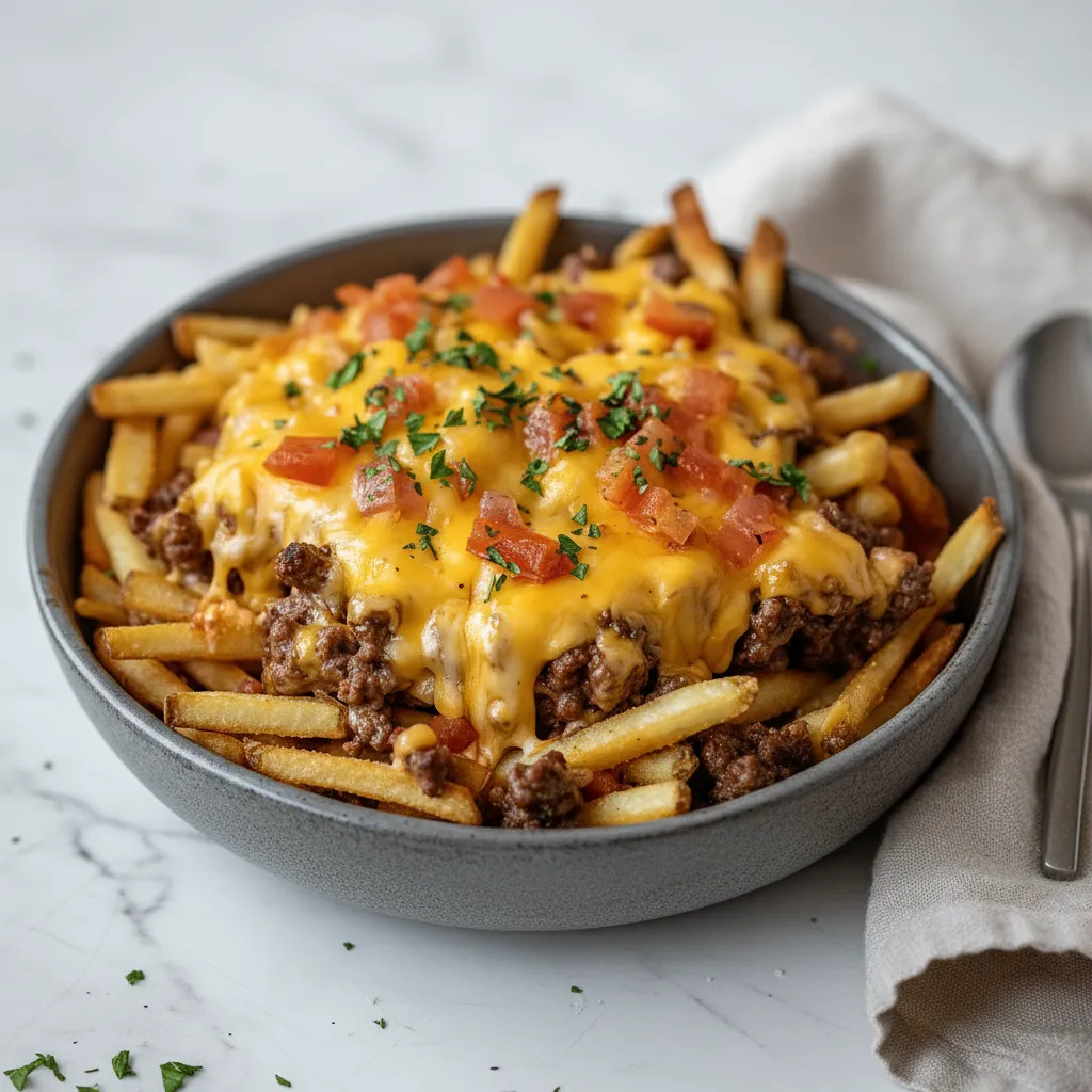 Easy Cheeseburger French Fry Casserole Weeknight Dinner