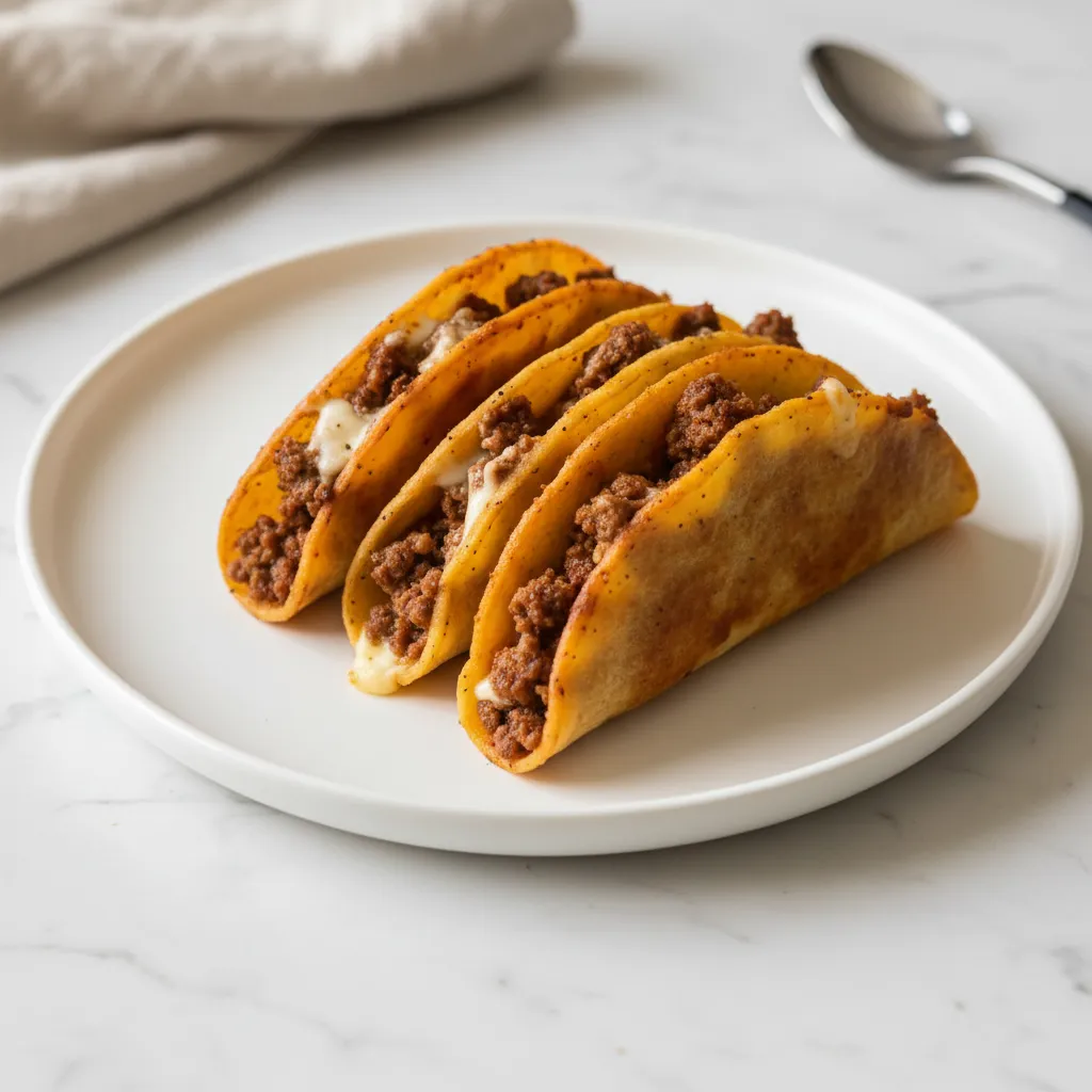 Flavorful Crispy Ground Beef Tacos Recipe