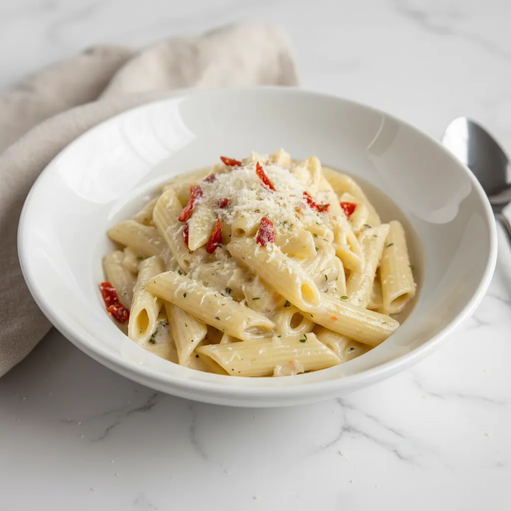 One Pot Creamy Garlic Pasta Recipe